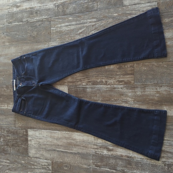 J BRAND "Love Story" Pure 722C darkwash flare jeans trousers #722C032 sz 28x33L - Picture 7 of 16